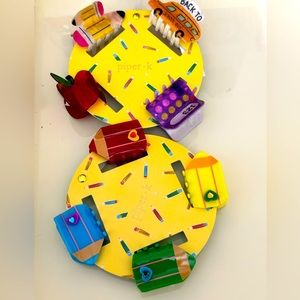 NWT 2 sets Piper K back to school hair clips.